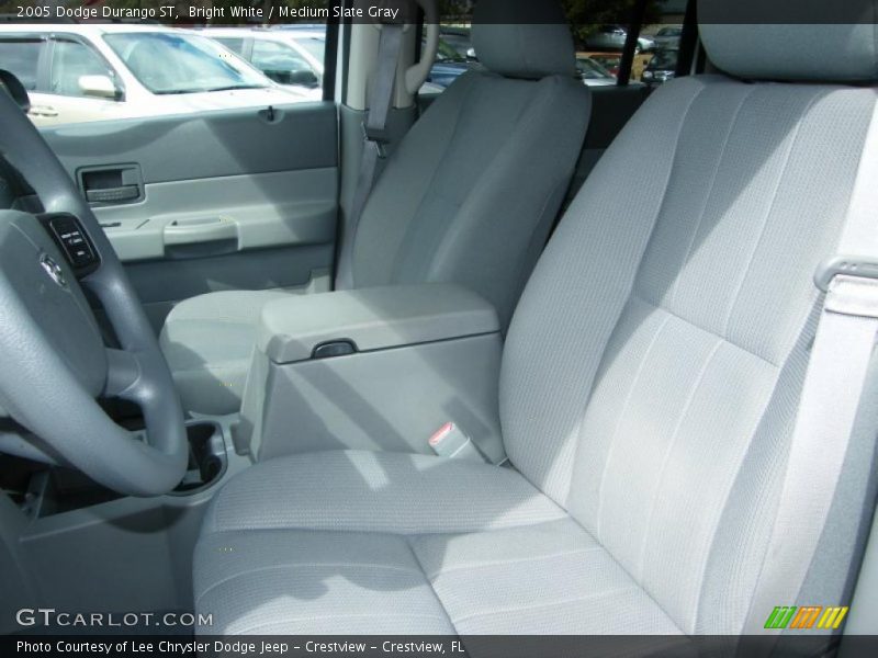 Bright White / Medium Slate Gray 2005 Dodge Durango ST