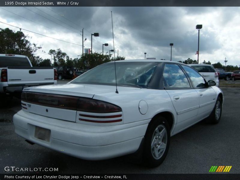 White / Gray 1995 Dodge Intrepid Sedan