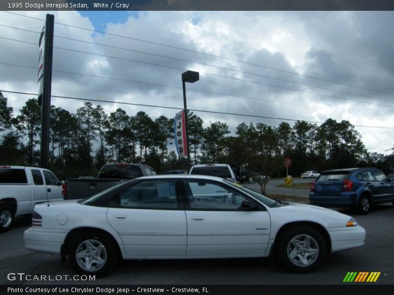 White / Gray 1995 Dodge Intrepid Sedan