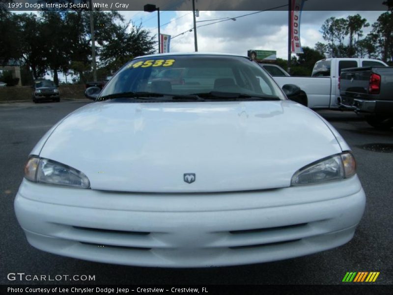White / Gray 1995 Dodge Intrepid Sedan