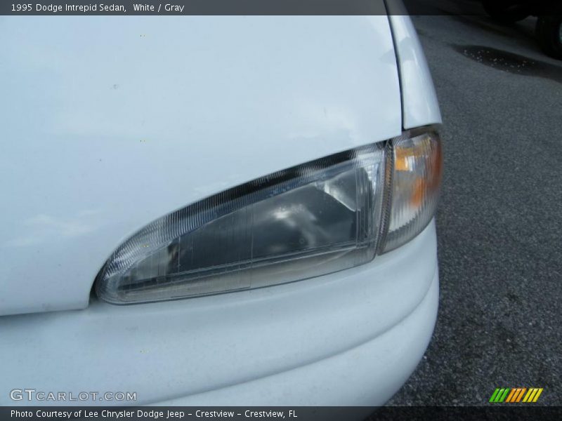 White / Gray 1995 Dodge Intrepid Sedan