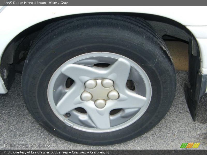 White / Gray 1995 Dodge Intrepid Sedan