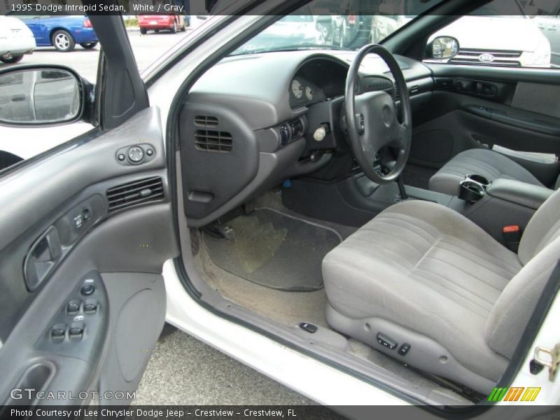 White / Gray 1995 Dodge Intrepid Sedan
