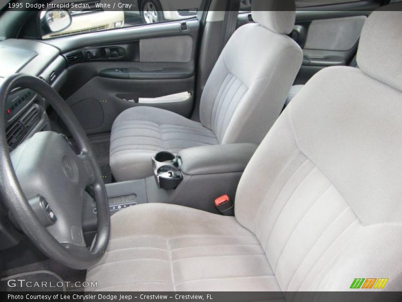 White / Gray 1995 Dodge Intrepid Sedan