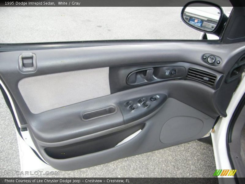 White / Gray 1995 Dodge Intrepid Sedan