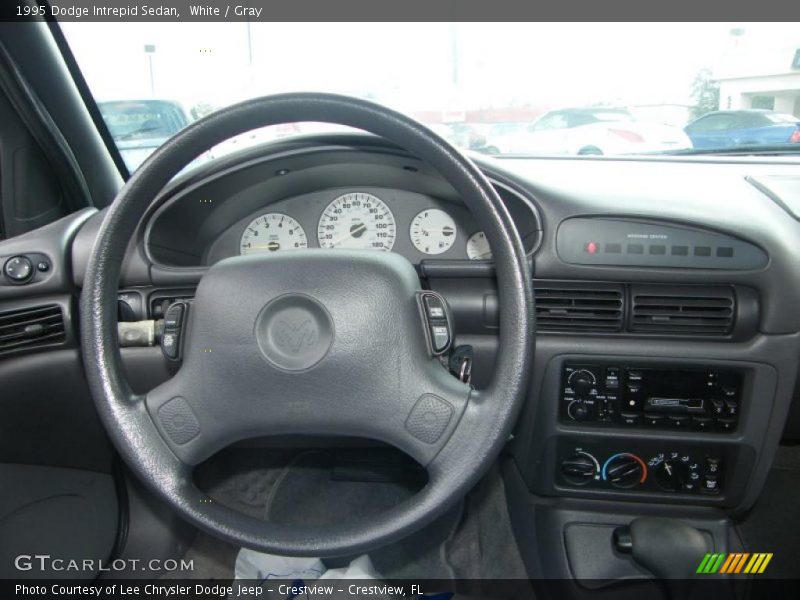 White / Gray 1995 Dodge Intrepid Sedan