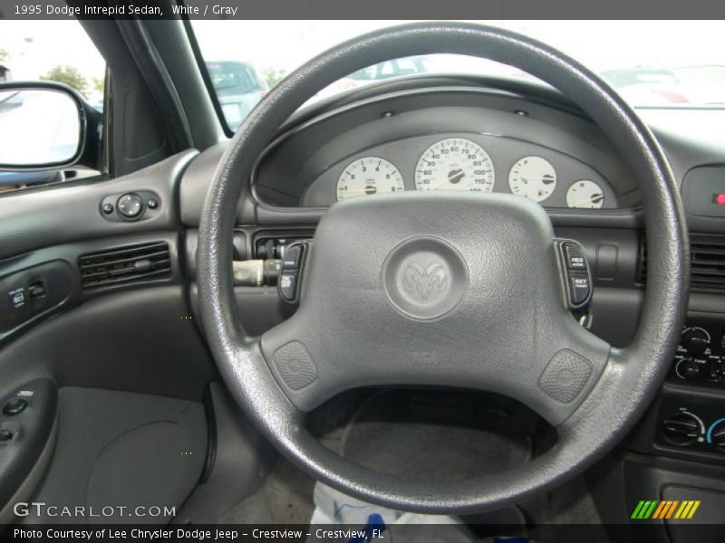 White / Gray 1995 Dodge Intrepid Sedan