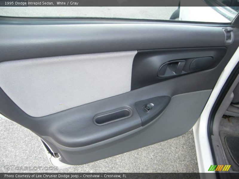 White / Gray 1995 Dodge Intrepid Sedan