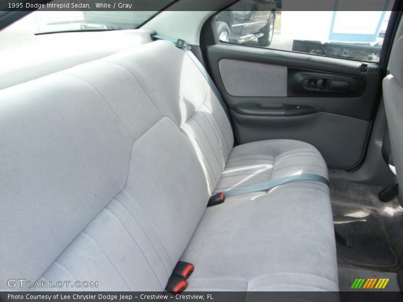 White / Gray 1995 Dodge Intrepid Sedan