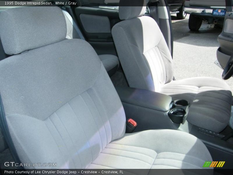 White / Gray 1995 Dodge Intrepid Sedan