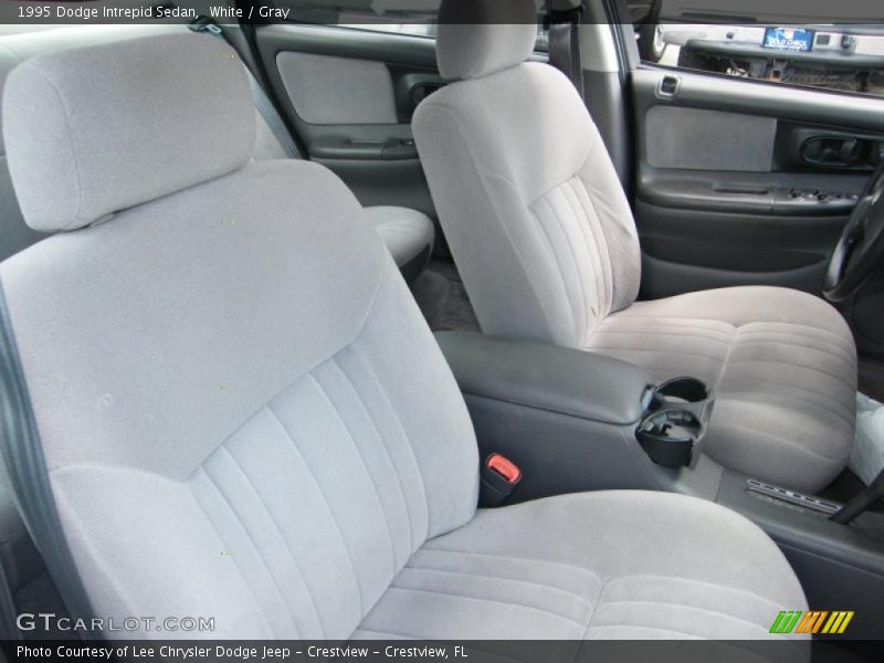 White / Gray 1995 Dodge Intrepid Sedan