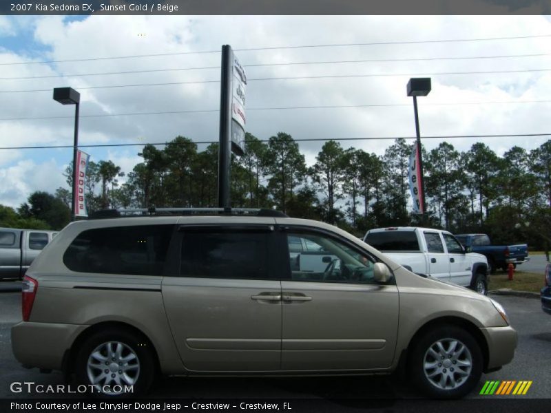 Sunset Gold / Beige 2007 Kia Sedona EX