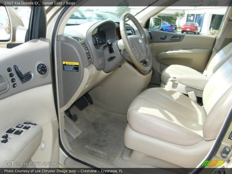 Sunset Gold / Beige 2007 Kia Sedona EX