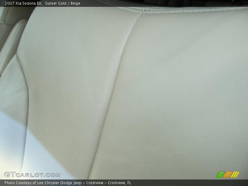 Sunset Gold / Beige 2007 Kia Sedona EX
