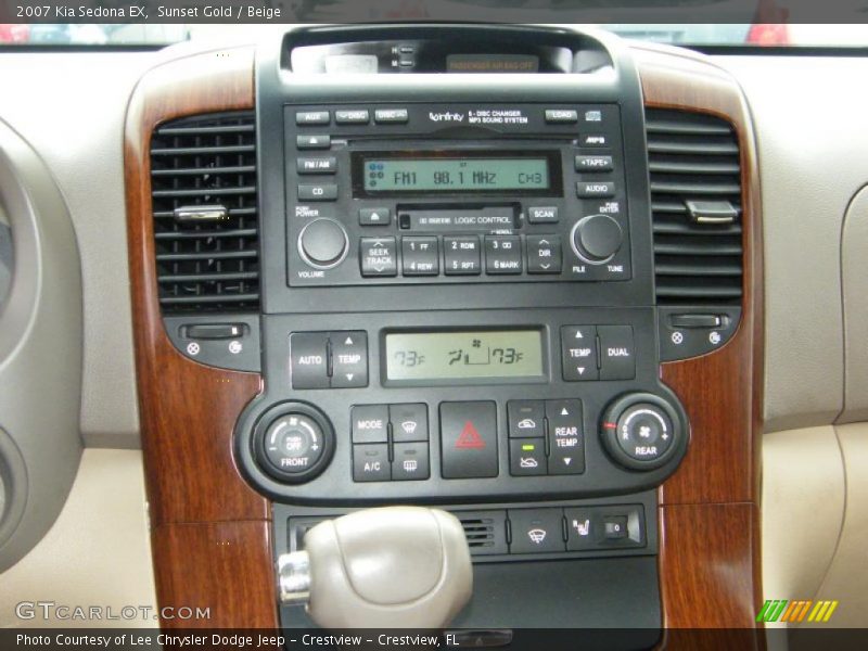 Sunset Gold / Beige 2007 Kia Sedona EX