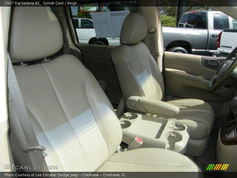 Sunset Gold / Beige 2007 Kia Sedona EX