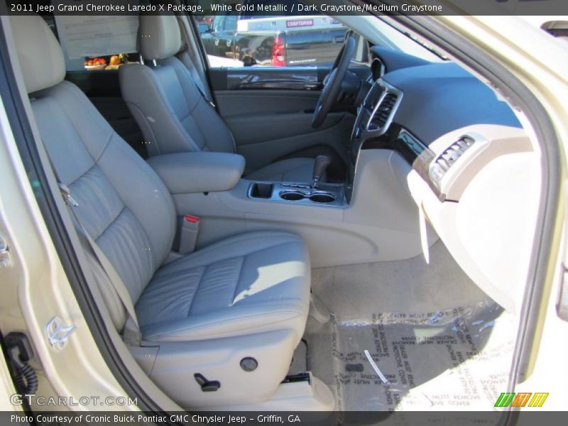 White Gold Metallic / Dark Graystone/Medium Graystone 2011 Jeep Grand Cherokee Laredo X Package
