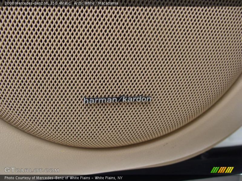 Arctic White / Macadamia 2008 Mercedes-Benz ML 350 4Matic