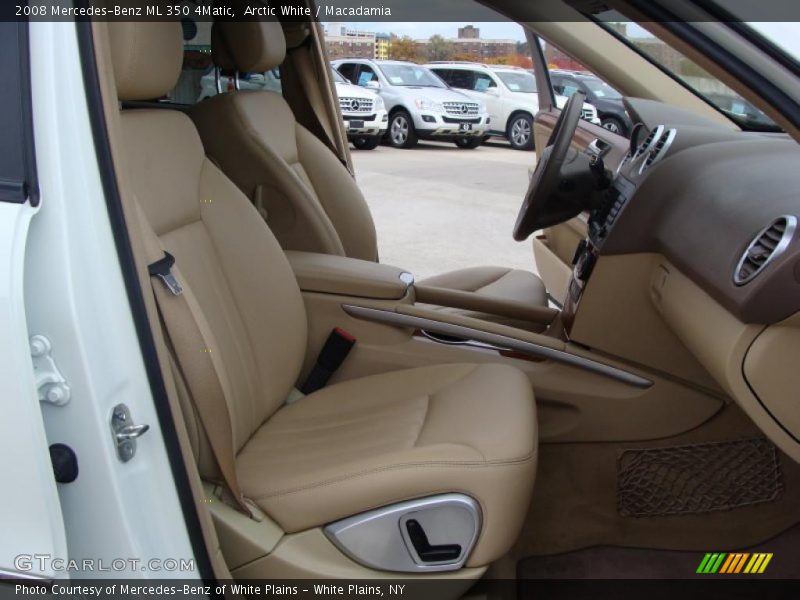 Arctic White / Macadamia 2008 Mercedes-Benz ML 350 4Matic