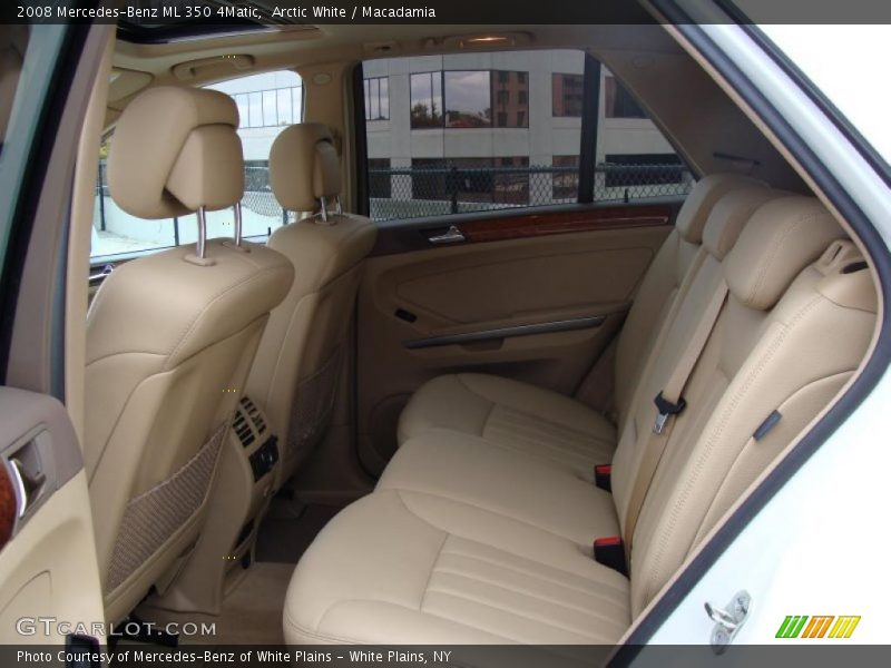 Arctic White / Macadamia 2008 Mercedes-Benz ML 350 4Matic