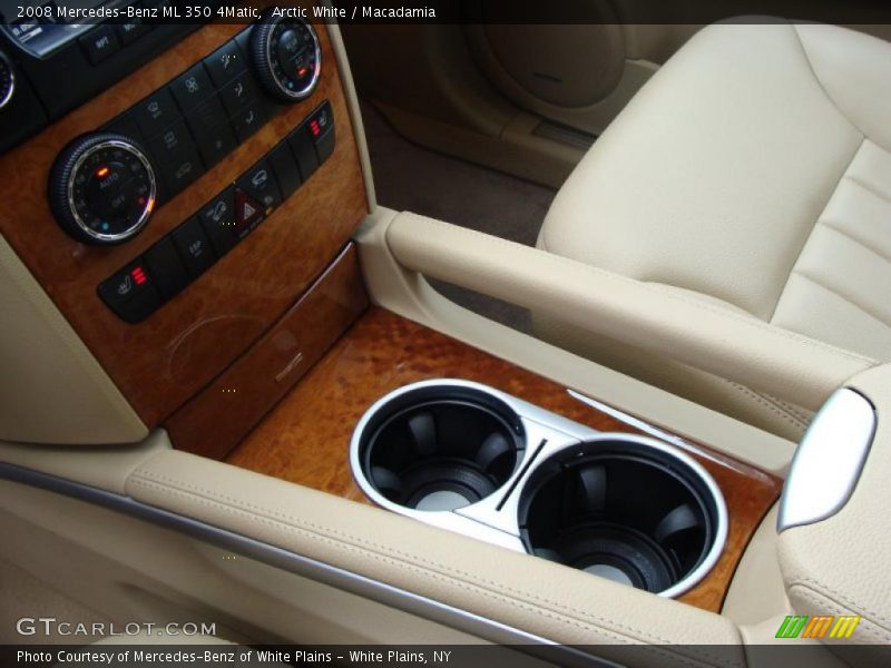 Arctic White / Macadamia 2008 Mercedes-Benz ML 350 4Matic