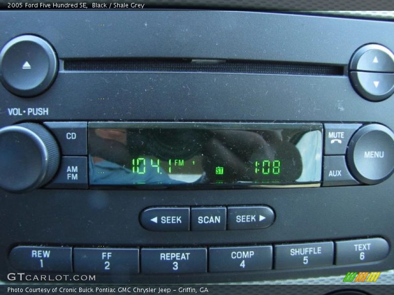 Controls of 2005 Five Hundred SE