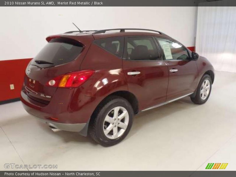 Merlot Red Metallic / Black 2010 Nissan Murano SL AWD