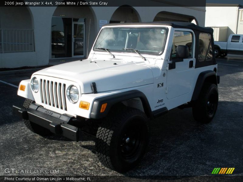 Stone White / Dark Slate Gray 2006 Jeep Wrangler X 4x4