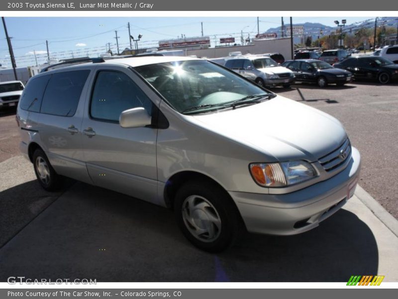 Lunar Mist Metallic / Gray 2003 Toyota Sienna LE