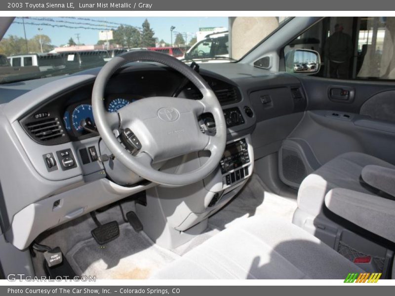 Lunar Mist Metallic / Gray 2003 Toyota Sienna LE