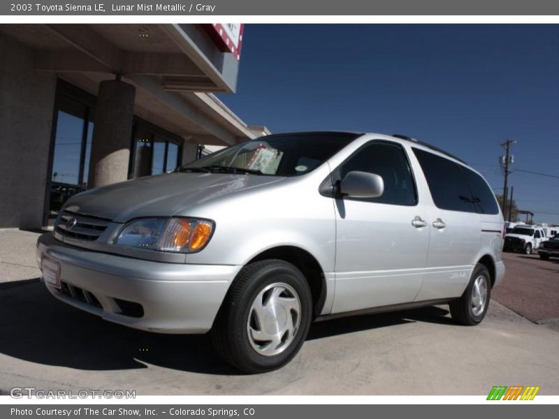 Lunar Mist Metallic / Gray 2003 Toyota Sienna LE