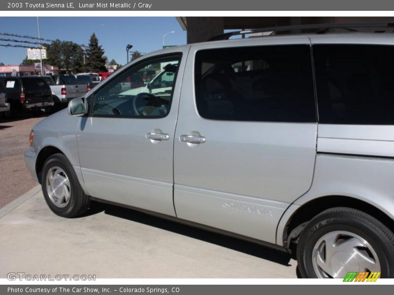 Lunar Mist Metallic / Gray 2003 Toyota Sienna LE