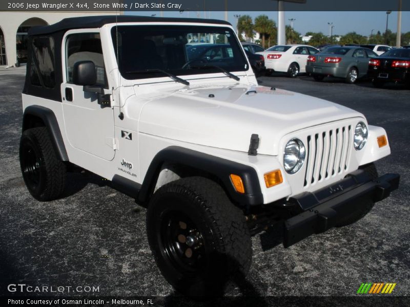 Stone White / Dark Slate Gray 2006 Jeep Wrangler X 4x4