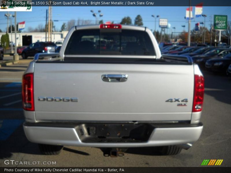 Bright Silver Metallic / Dark Slate Gray 2004 Dodge Ram 1500 SLT Sport Quad Cab 4x4