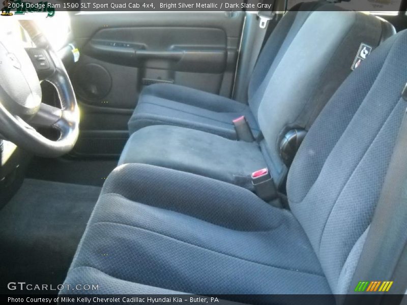 Bright Silver Metallic / Dark Slate Gray 2004 Dodge Ram 1500 SLT Sport Quad Cab 4x4