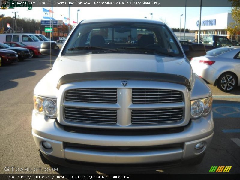 Bright Silver Metallic / Dark Slate Gray 2004 Dodge Ram 1500 SLT Sport Quad Cab 4x4