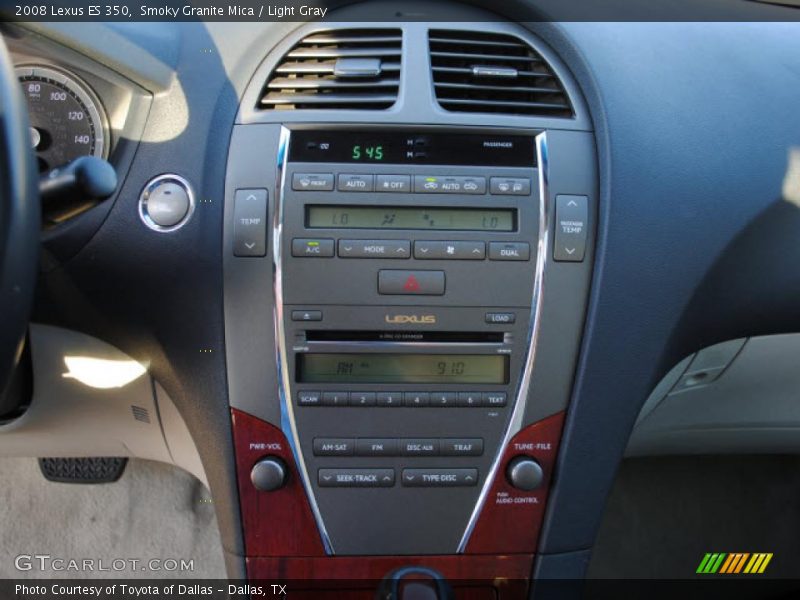 Smoky Granite Mica / Light Gray 2008 Lexus ES 350