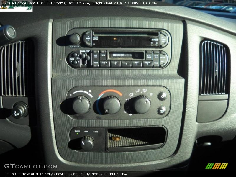 Bright Silver Metallic / Dark Slate Gray 2004 Dodge Ram 1500 SLT Sport Quad Cab 4x4