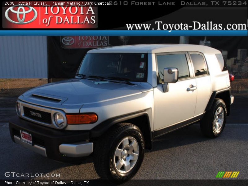 Titanium Metallic / Dark Charcoal 2008 Toyota FJ Cruiser