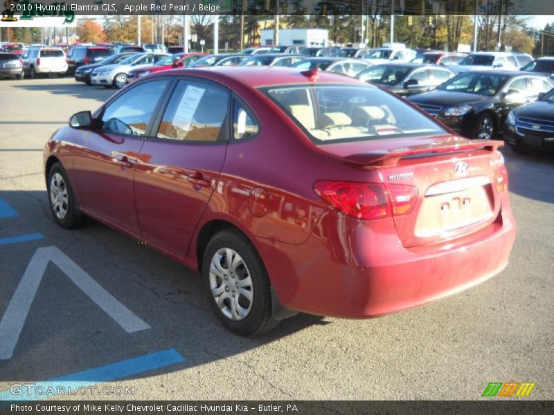 Apple Red Pearl / Beige 2010 Hyundai Elantra GLS