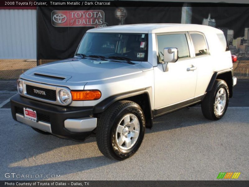 Titanium Metallic / Dark Charcoal 2008 Toyota FJ Cruiser