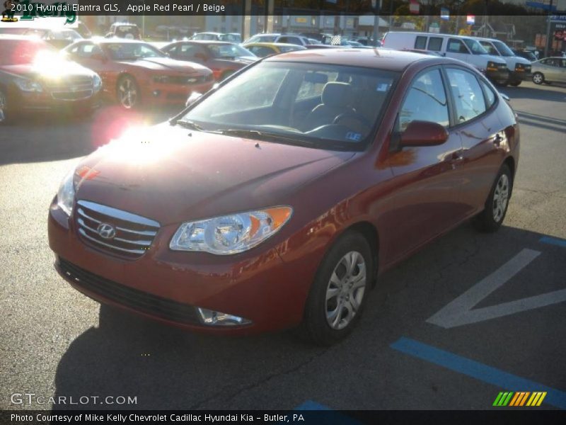 Apple Red Pearl / Beige 2010 Hyundai Elantra GLS