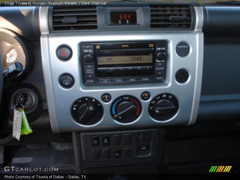 Titanium Metallic / Dark Charcoal 2008 Toyota FJ Cruiser