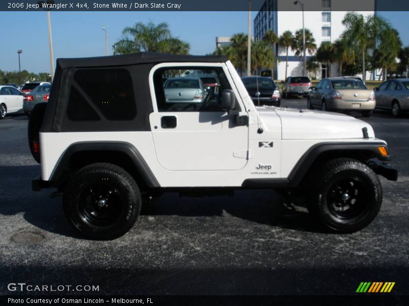 Stone White / Dark Slate Gray 2006 Jeep Wrangler X 4x4