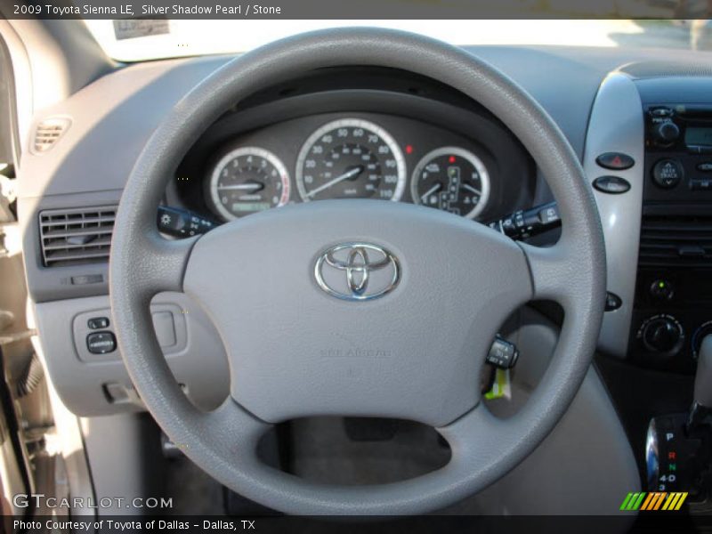 Silver Shadow Pearl / Stone 2009 Toyota Sienna LE