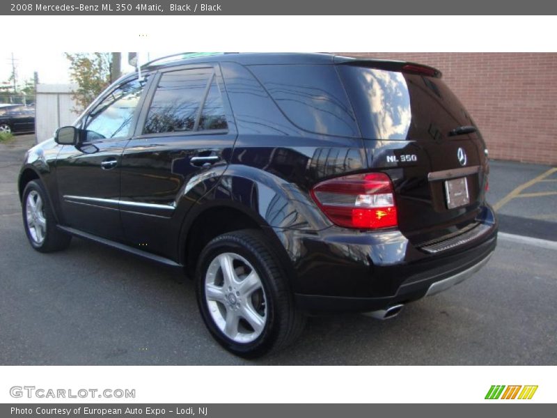 Black / Black 2008 Mercedes-Benz ML 350 4Matic