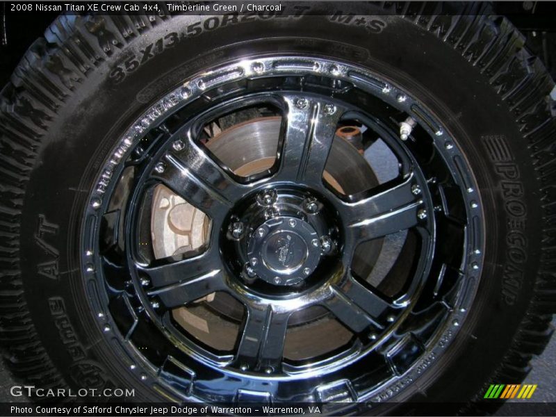 Timberline Green / Charcoal 2008 Nissan Titan XE Crew Cab 4x4