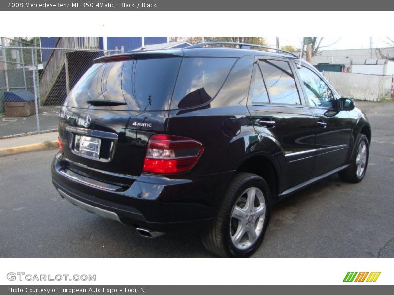 Black / Black 2008 Mercedes-Benz ML 350 4Matic