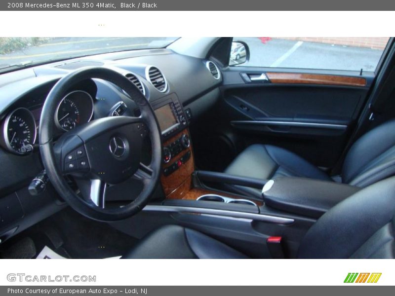 Black / Black 2008 Mercedes-Benz ML 350 4Matic