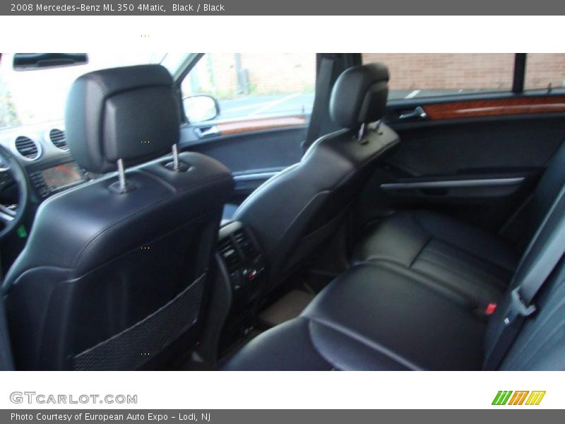 Black / Black 2008 Mercedes-Benz ML 350 4Matic